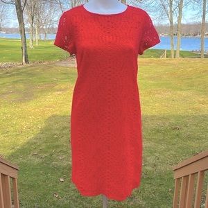 Chico’s vibrant lace dress M (8)